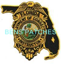 FLORIDA,FLORIDA DEPARTMENT OF CORRECTIONS INSTRUCTOR 1 STATE SHAPED_wm